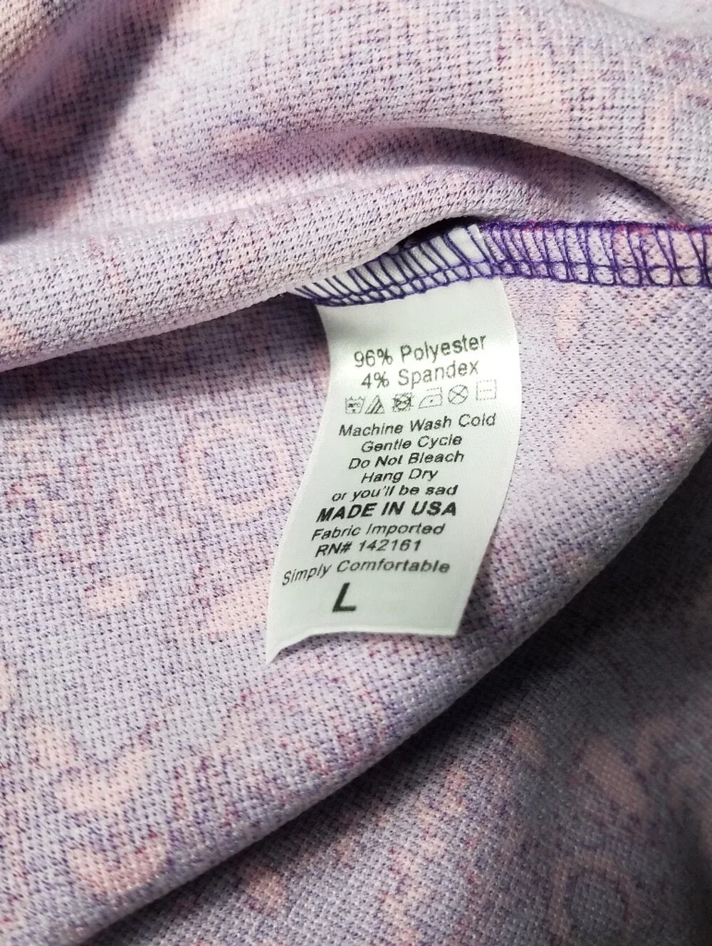 NWT LULAROE WOMEN'S PURPLE AND PINK CASSIE SKIRT SIZE LARGE